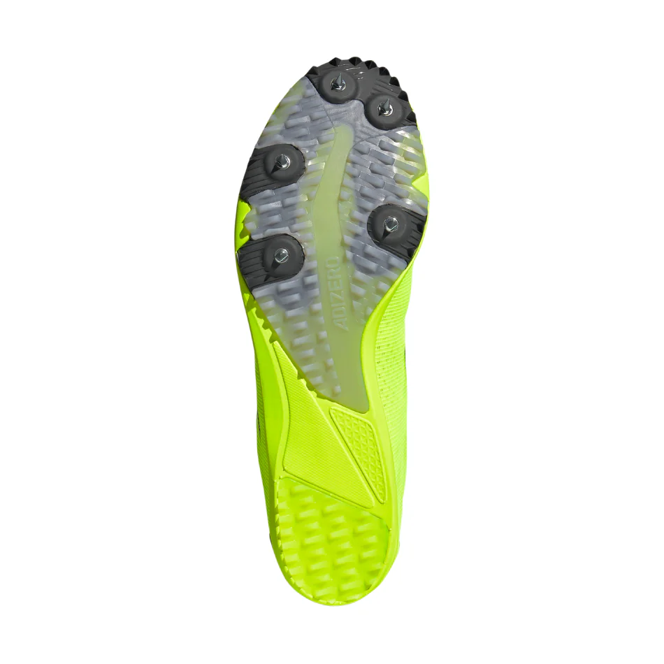 adidas Unisex Adizero XCS Cross Country Spikes in Lucid Lemon/Core Black/Halo Silver AW25 - Image 3