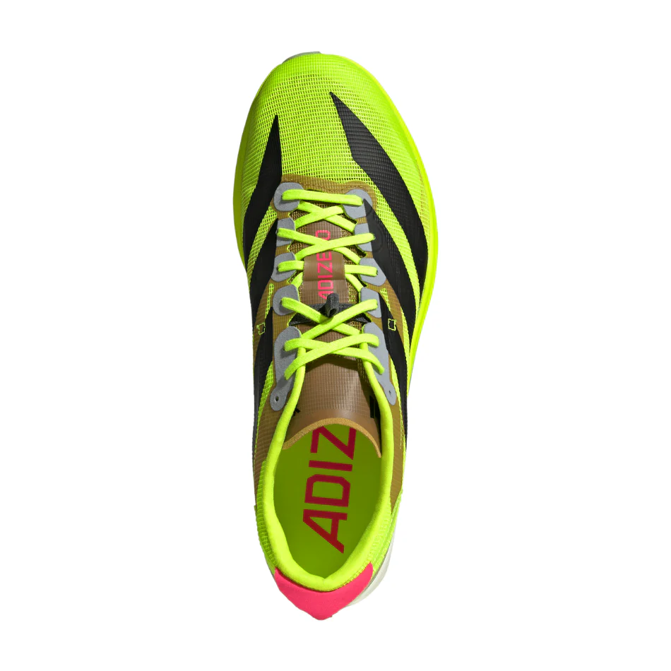 adidas Adizero Avanti XC Running Spikes in Lucid Lemon/Black AW25 - Image 4