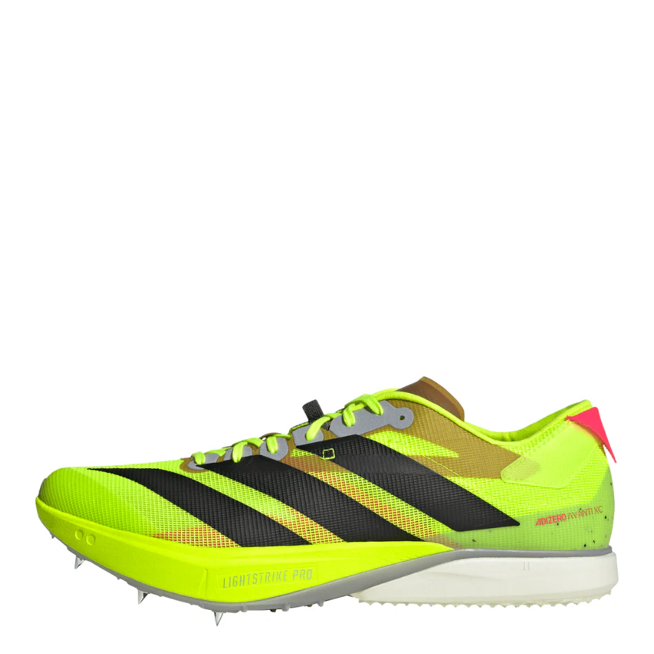 adidas Adizero Avanti XC Running Spikes in Lucid Lemon/Black AW25 - Image 5