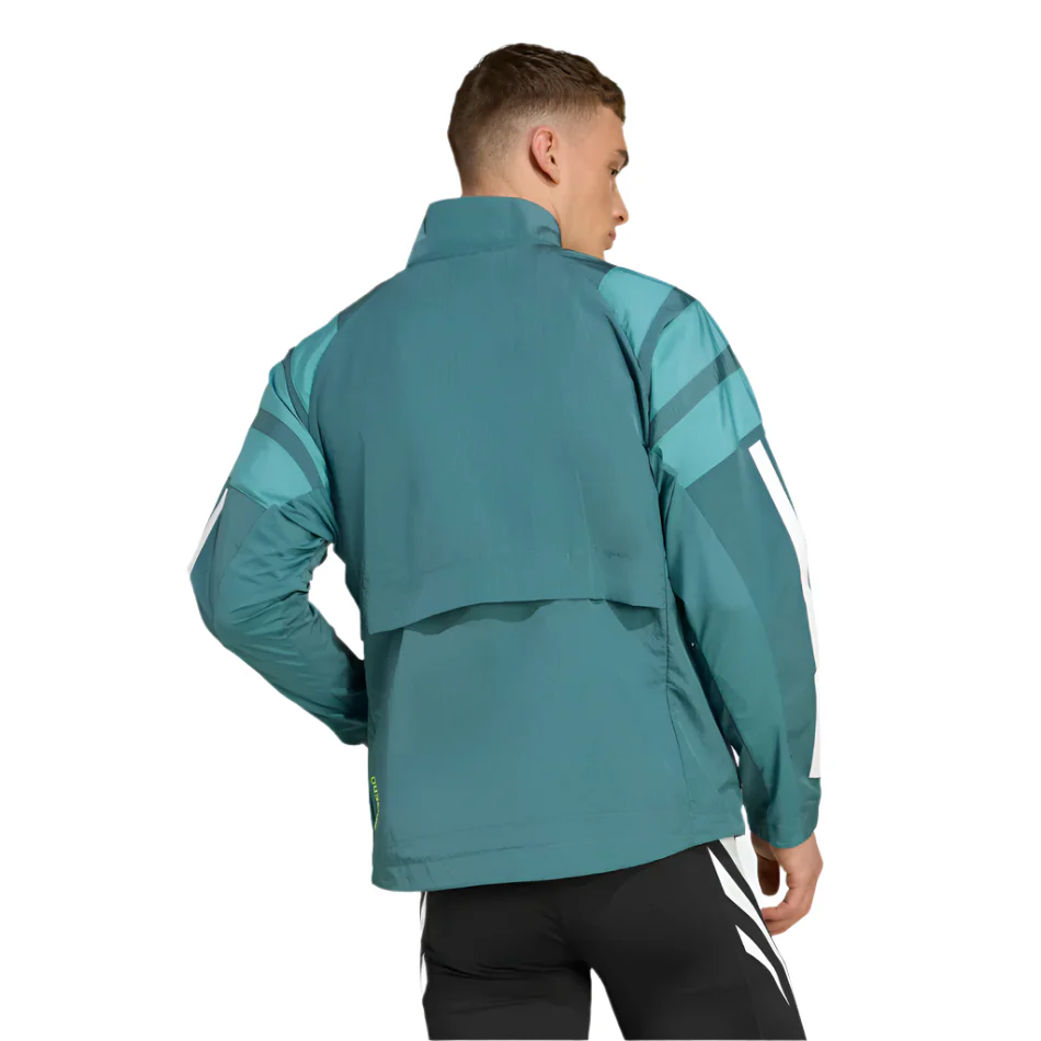 Adidas Men's Adizero Archive Running Jacket in Preloved Teal AW25 - Image 3
