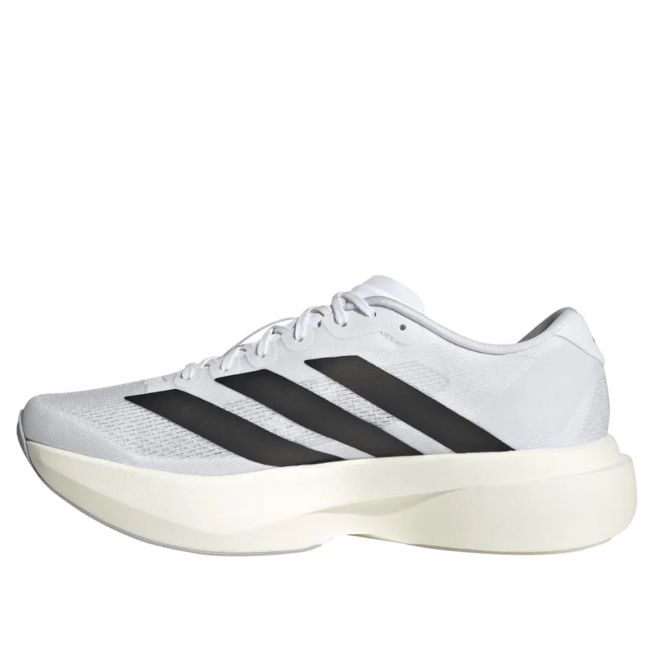 adidas Men's Adizero Evo SL Running Shoes in Cloud White/Core Black/Cloud White AW25 - Image 5