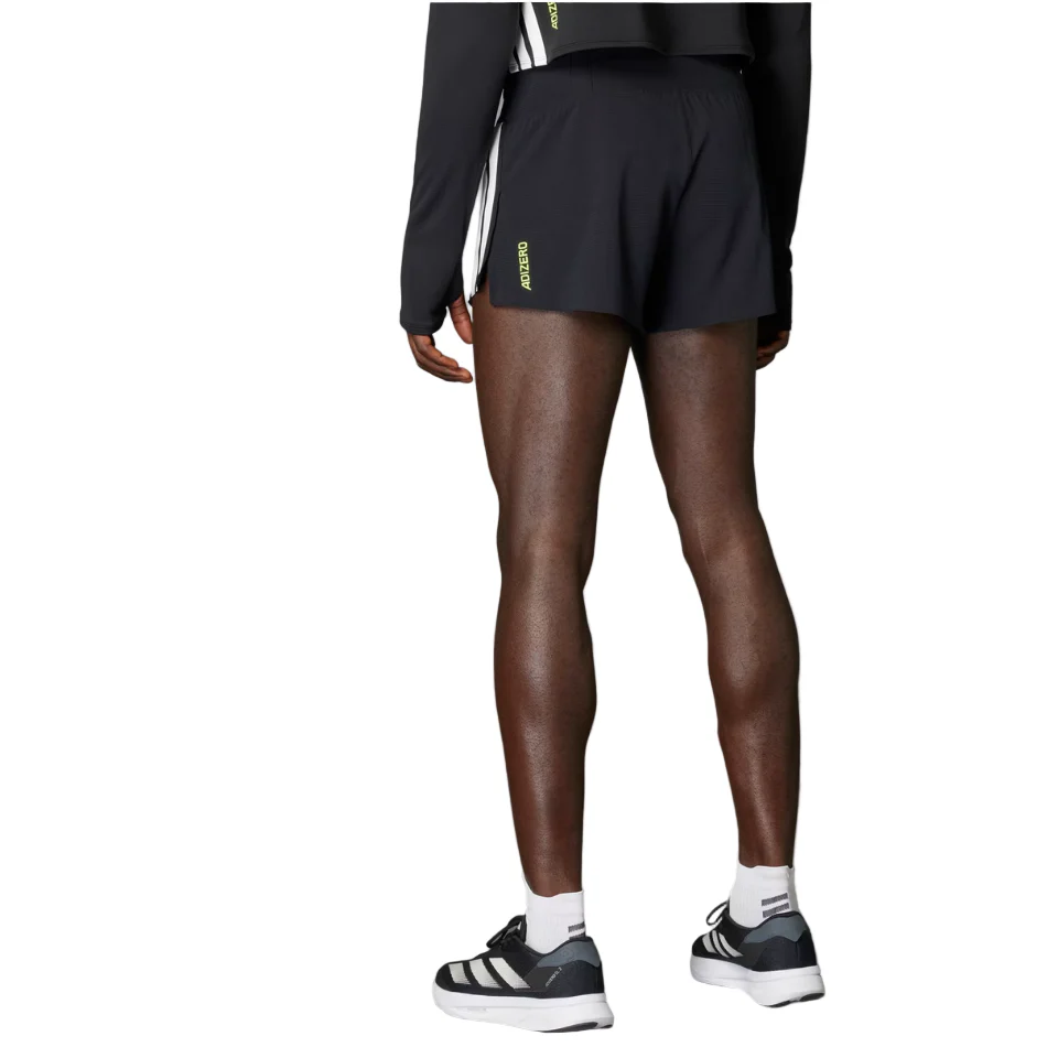 adidas Men's Adizero Running Gel Pocket Shorts in Black SS26 - Image 3