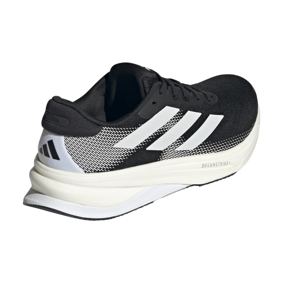 Adidas Men's Supernova Solution 2 Running Shoes in Core Black/Cloud White/Core Black SS25 - Image 4