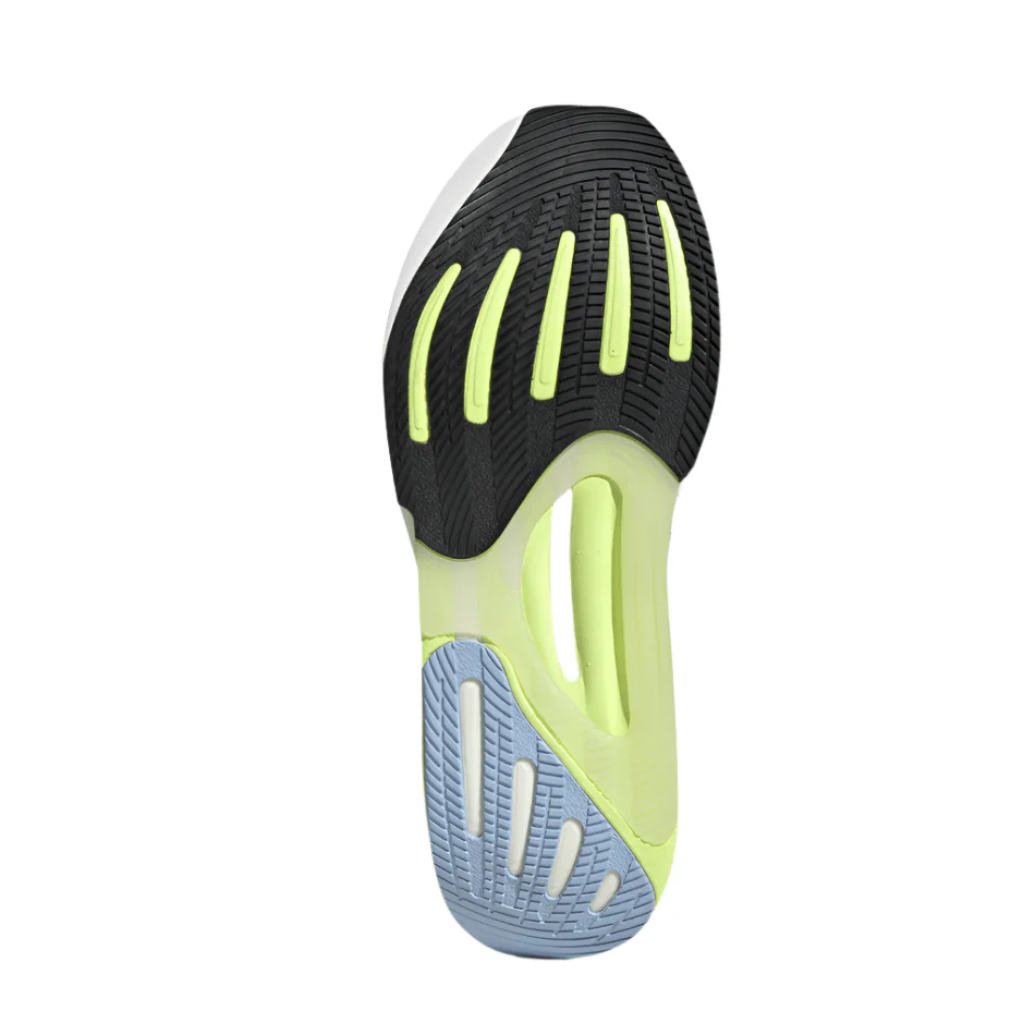 Adidas Men's Supernova Solution 2 Running Shoes in Dash Grey/Iron Met/Hi-Res Yellow SS25 - Image 3