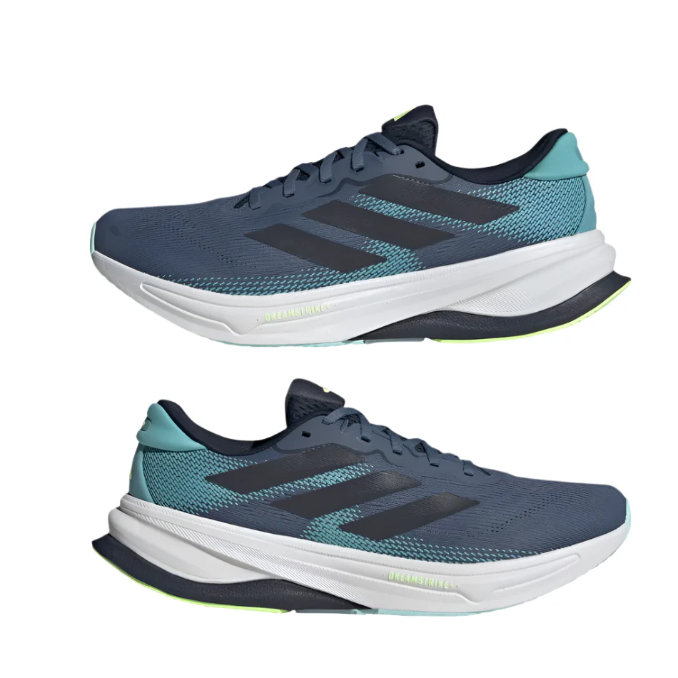 Adidas Men's Supernova Solution 2 Running Shoes in Preloved Ink/Legend Ink/Mint Ton AW25 - Image 4