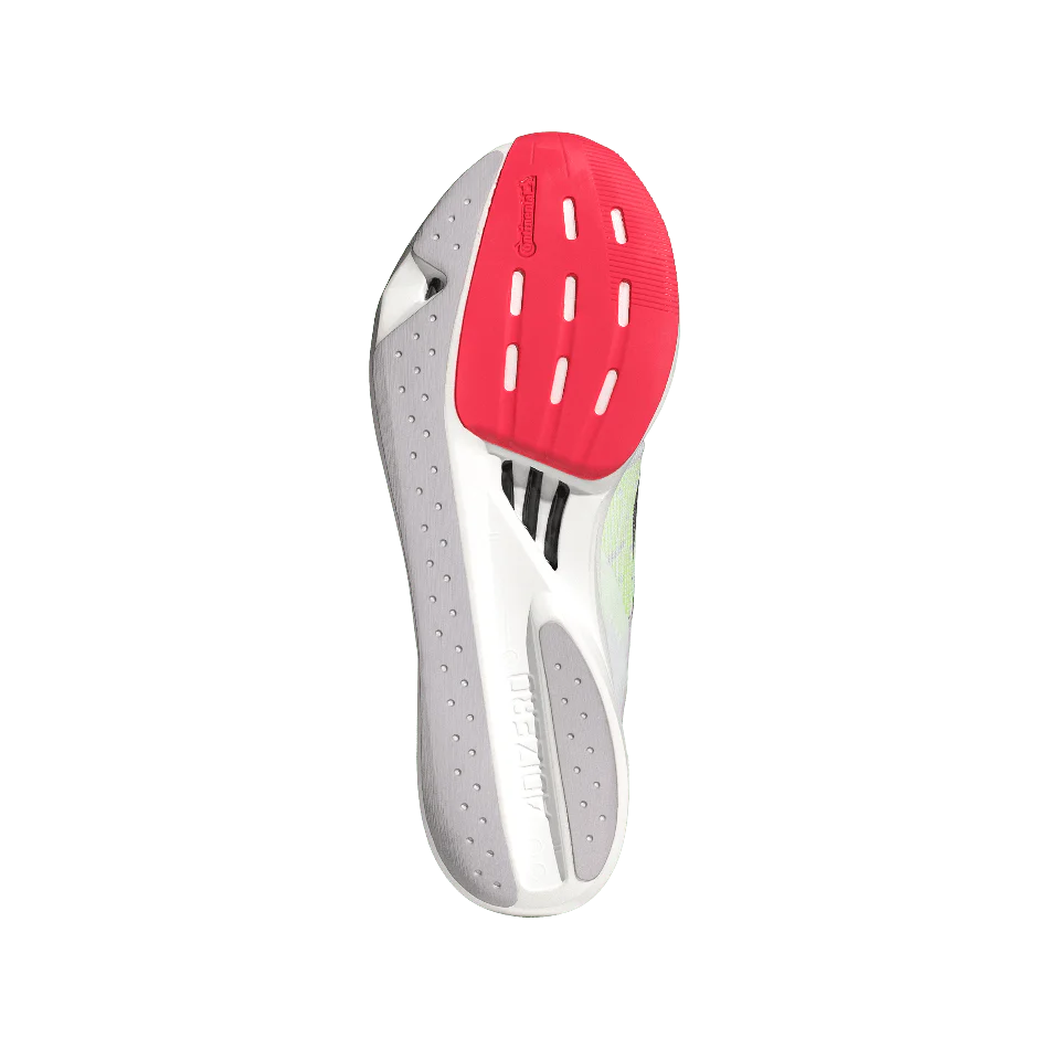 Adidas Men's Adizero Takumi Sen 10 Running Shoes in Cloud White/Core Black/Lucid Red SS25 - Image 4