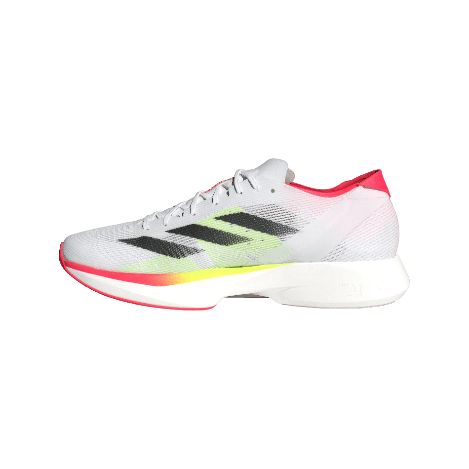 Adidas Men's Adizero Takumi Sen 10 Running Shoes in Cloud White/Core Black/Lucid Red SS25 - Image 6