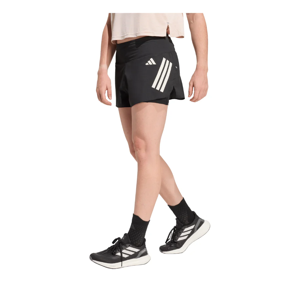 adidas Women's Adi 365 Formotion 2 in 1 Shorts in Black SS26 - Image 3