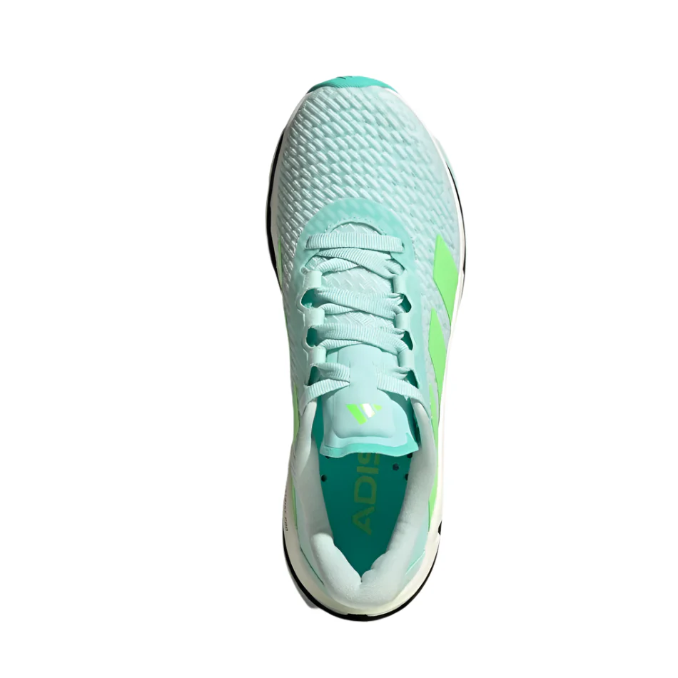 Adidas Women's Adistar BYD Running Shoes in Halo Mint/Lime Burst/Flash Aqua AW25 - Image 3