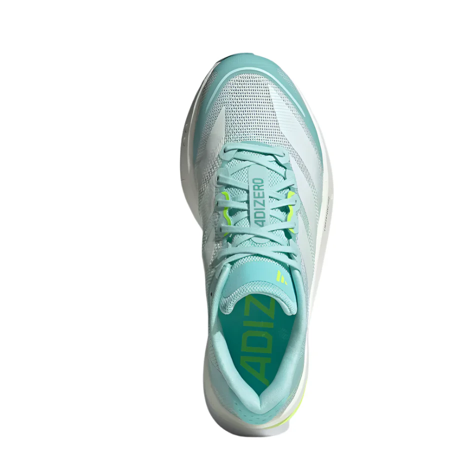 Adidas Women's Boston 13 Running Shoes in Semi Flash Aqua/Zero Metalic/Lucid Lemon AW25 - Image 3