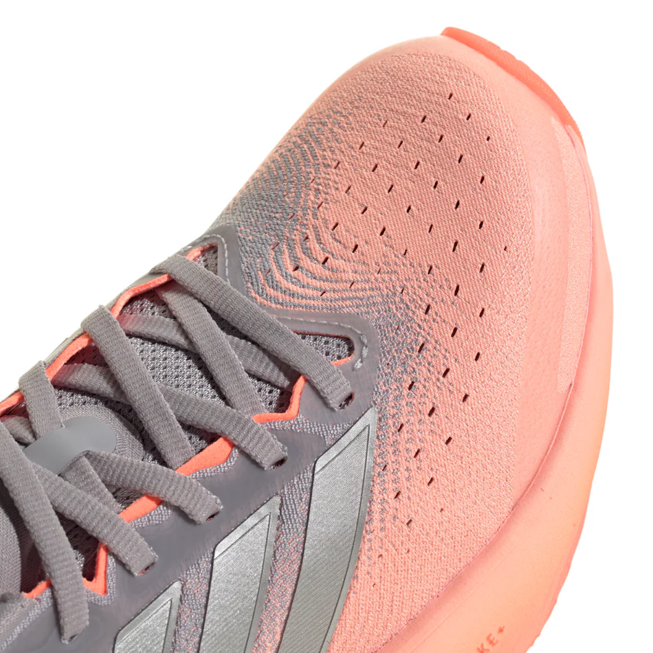 adidas Women's Supernova Rise 3 Running Shoes in Clear Orange/Silver Met./Glory Grey SS26 - Image 3