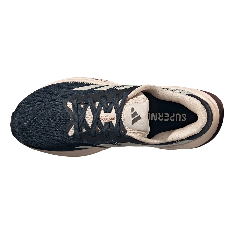 Adidas Women's Supernova Solution 2 Running Shoes in Aurora Ink/Wonder Quartz/Aurora Ruby SS25 - Image 2