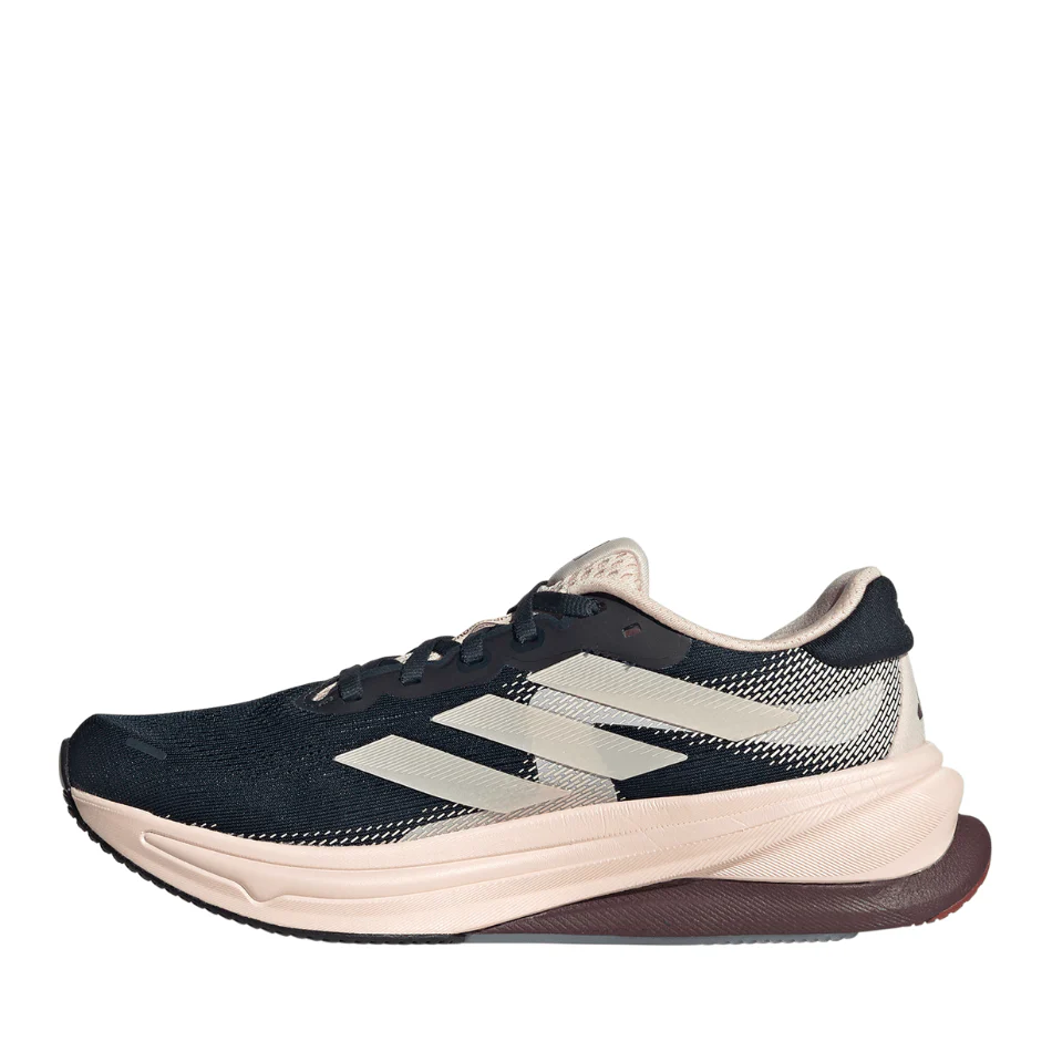 Adidas Women's Supernova Solution 2 Running Shoes in Aurora Ink/Wonder Quartz/Aurora Ruby SS25 - Image 4