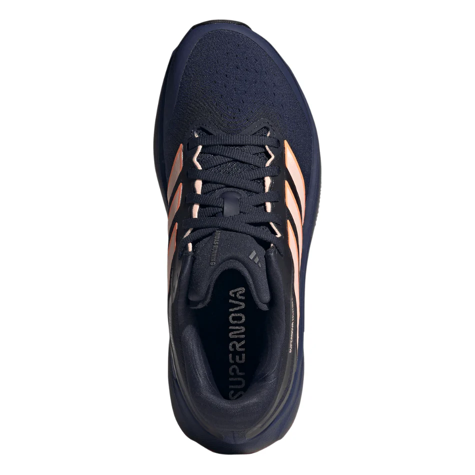 adidas Women's Supernova Solution 3 Running Shoes in dark blue/clear orange/beam orange SS26 - Image 5