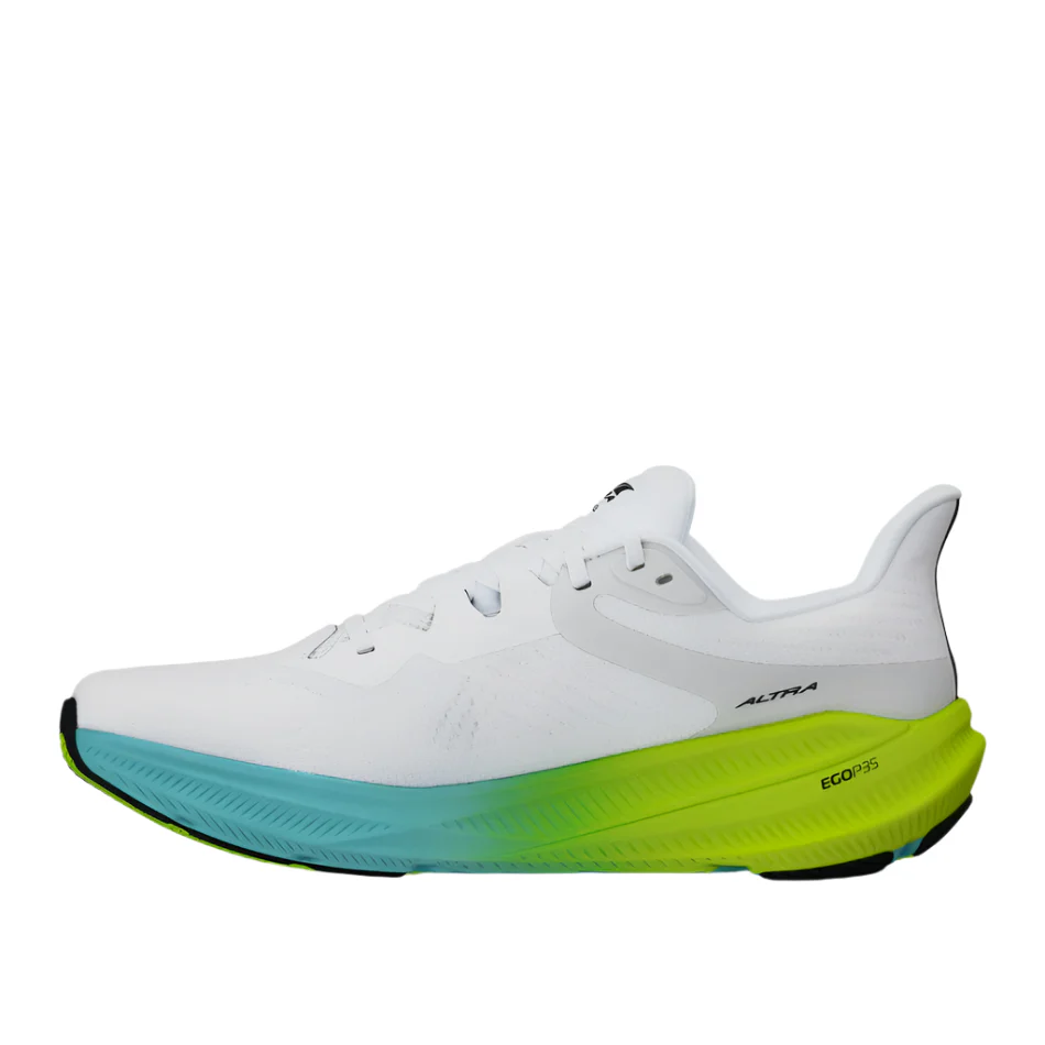 Altra Men's Experience Flow 2 Running Shoes in White/Lime AW25 - Image 6