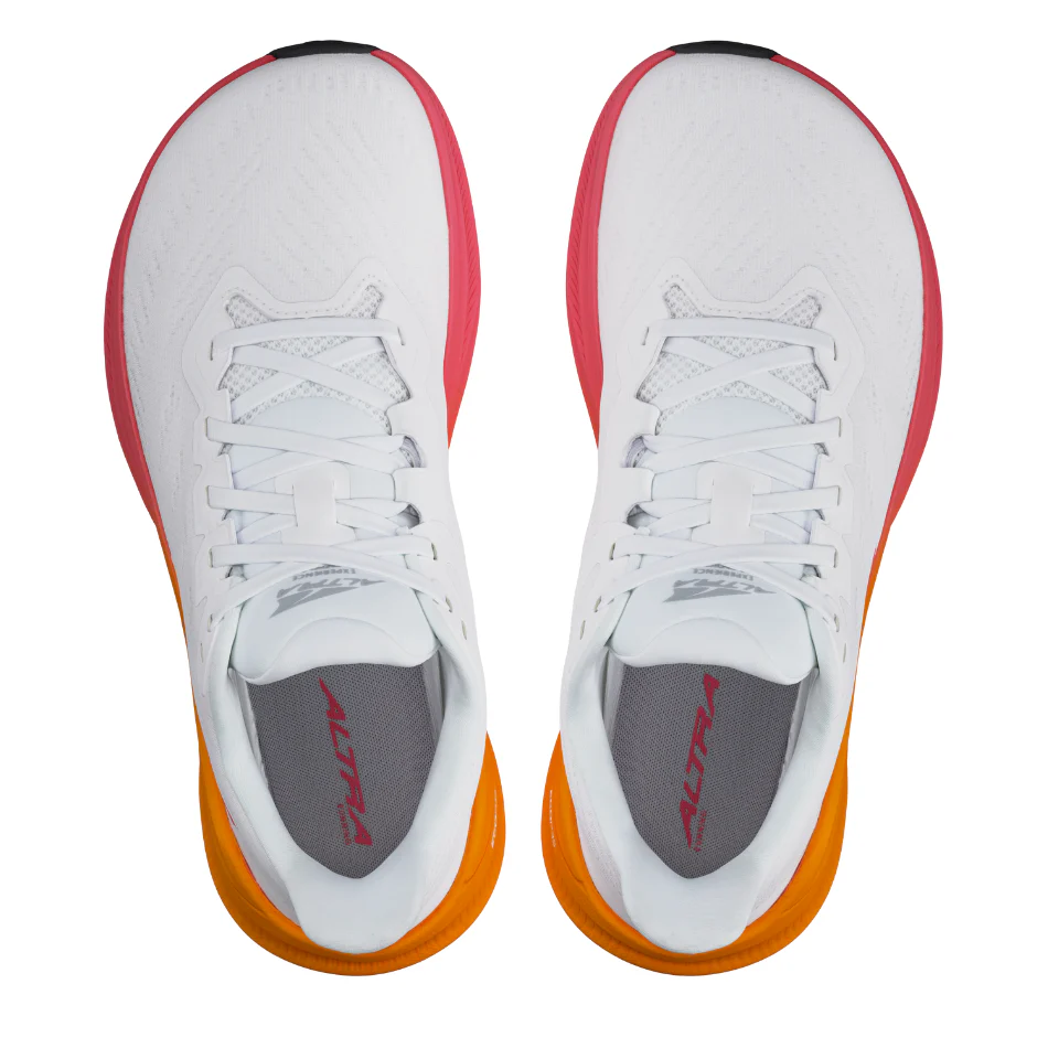 Altra Women's Experience Flow 2 Running Shoes in White/Orange AW25 - Image 2