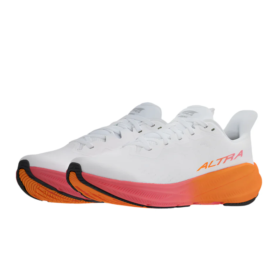 Altra Women's Experience Flow 2 Running Shoes in White/Orange AW25 - Image 4