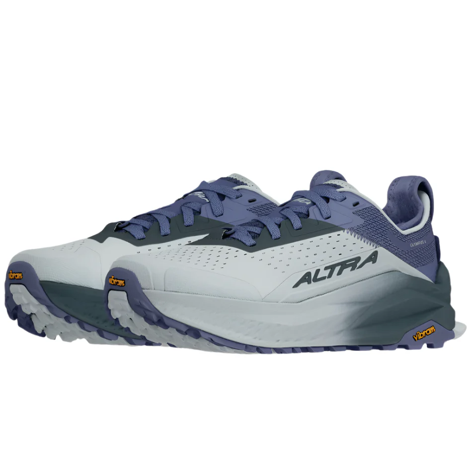 Altra Women's Olympus 6 Running Shoes in Gray/Blue AW25 - Image 3