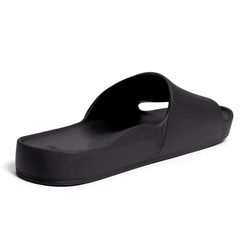 Archies Arch Support Slides in Black - Image 3