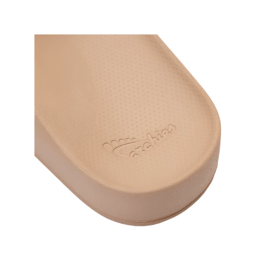 Archies Arch Support Slides in Tan - Image 4