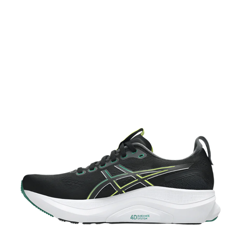 ASICS Men's GEL-KAYANO 32 Running Shoes in Black/Jasper Green AW25 - Image 5