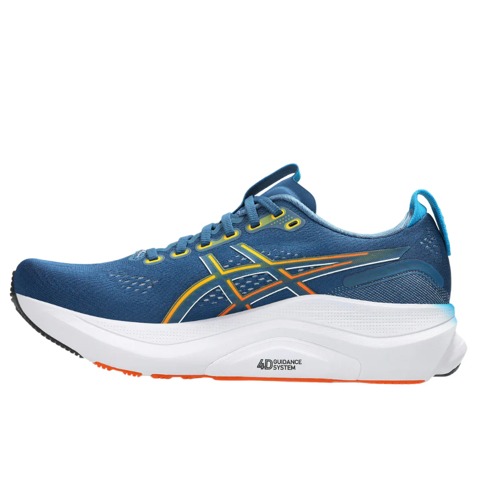 ASICS Men's GEL-KAYANO 32 Running Shoes in Twilight Blue/Anzu SS26 - Image 7