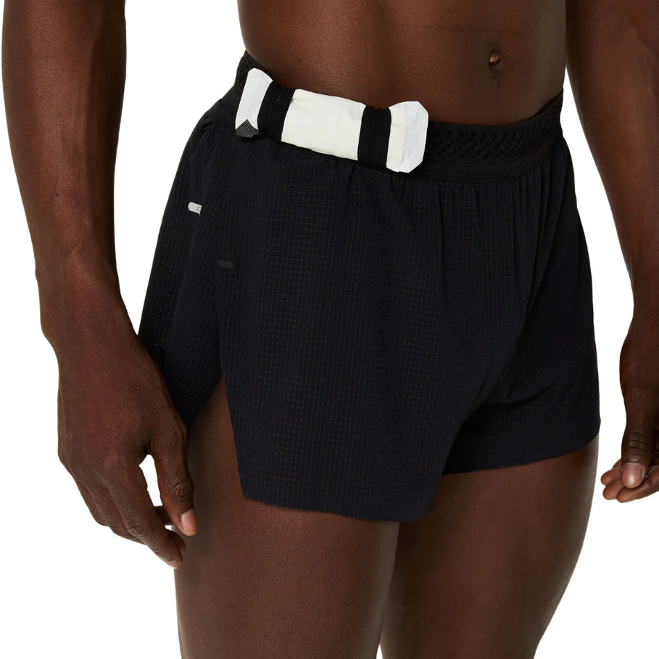 ASICS Men's Metarun Split Short in Black AW25 - Image 3
