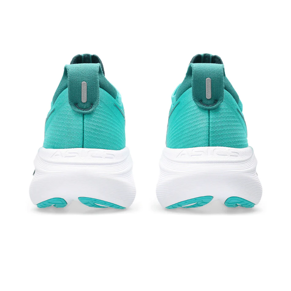 ASICS Men's GEL-NIMBUS 27 Running Shoes in Wave Teal/Saxon Green SS25 - Image 4
