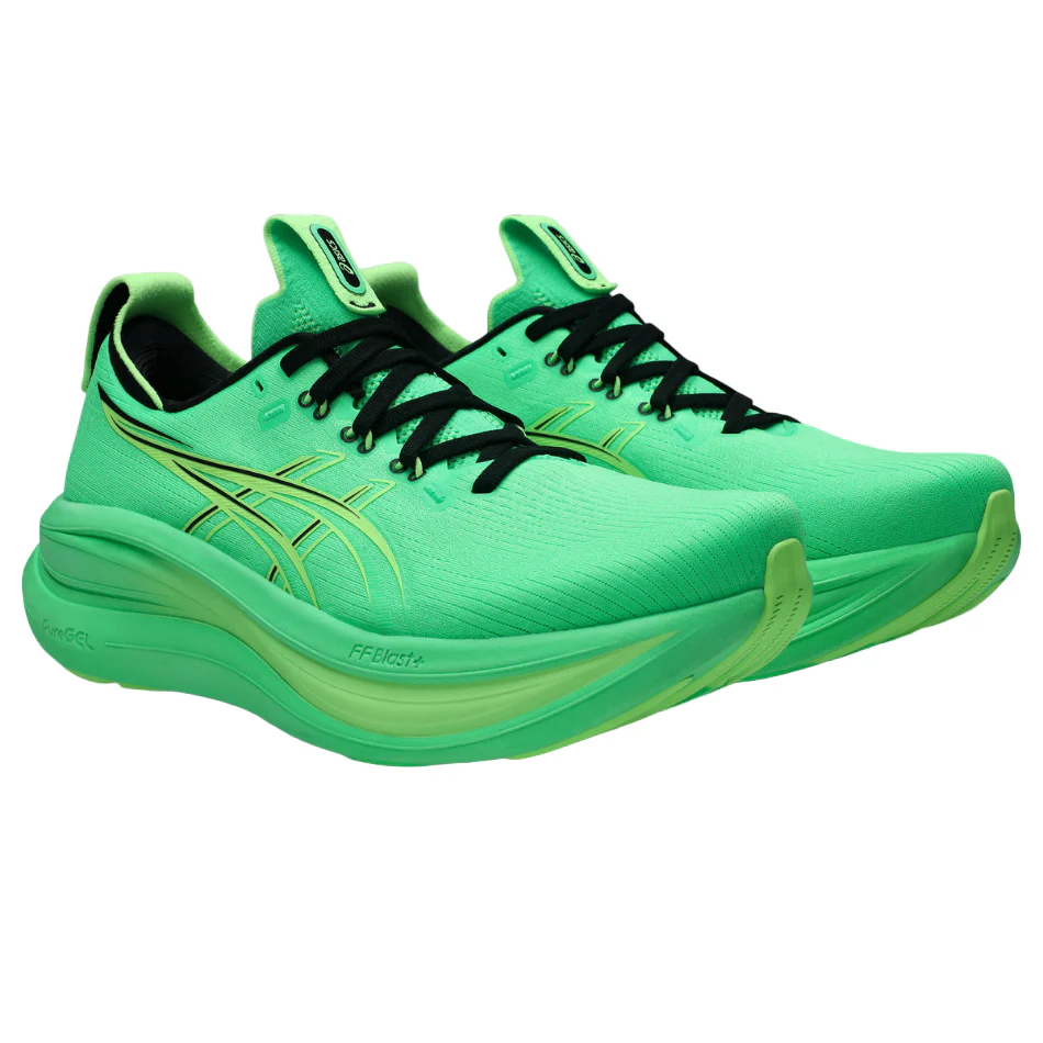ASICS Men's GEL-NIMBUS 28 Running Shoes in Vital Green/Illuminate Green SS26 - Image 3