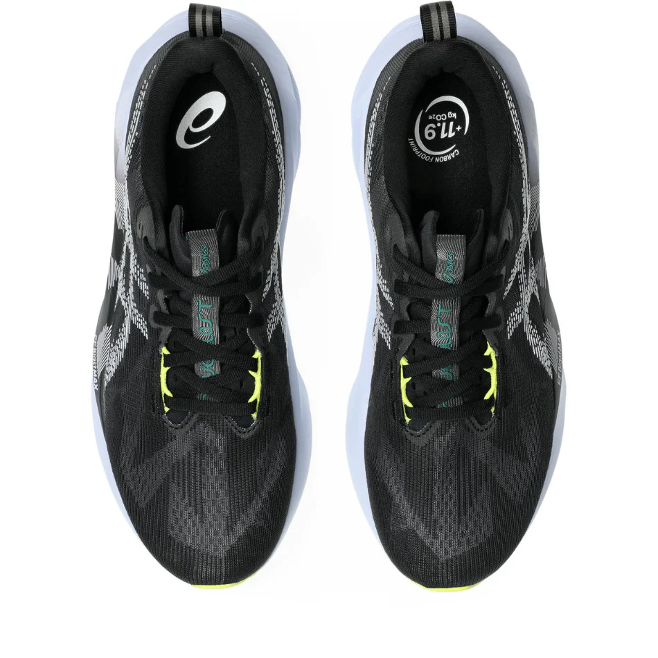 ASICS Men's NOVABLAST 5 Running Shoes in Black/Blue Fade AW25 - Image 2
