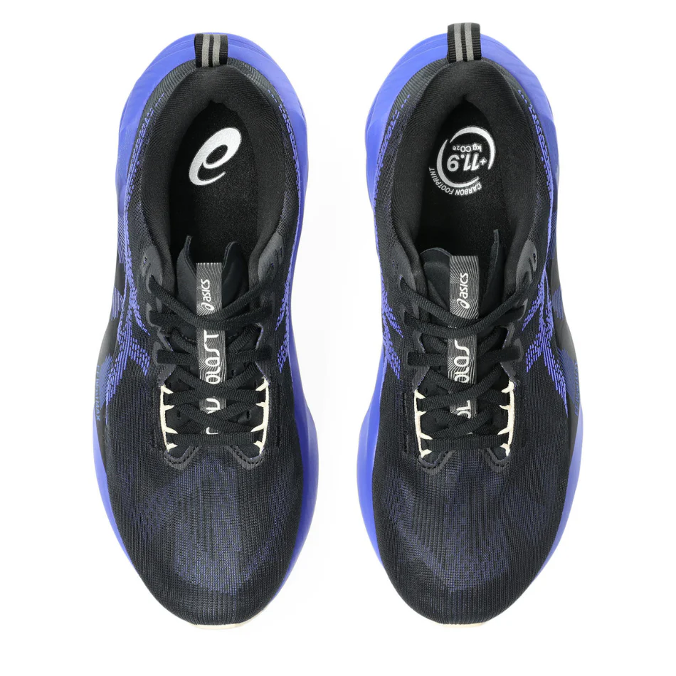 ASICS Men's NOVABLAST 5 Running Shoes in Black/Cobalt Burst SS26 - Image 2