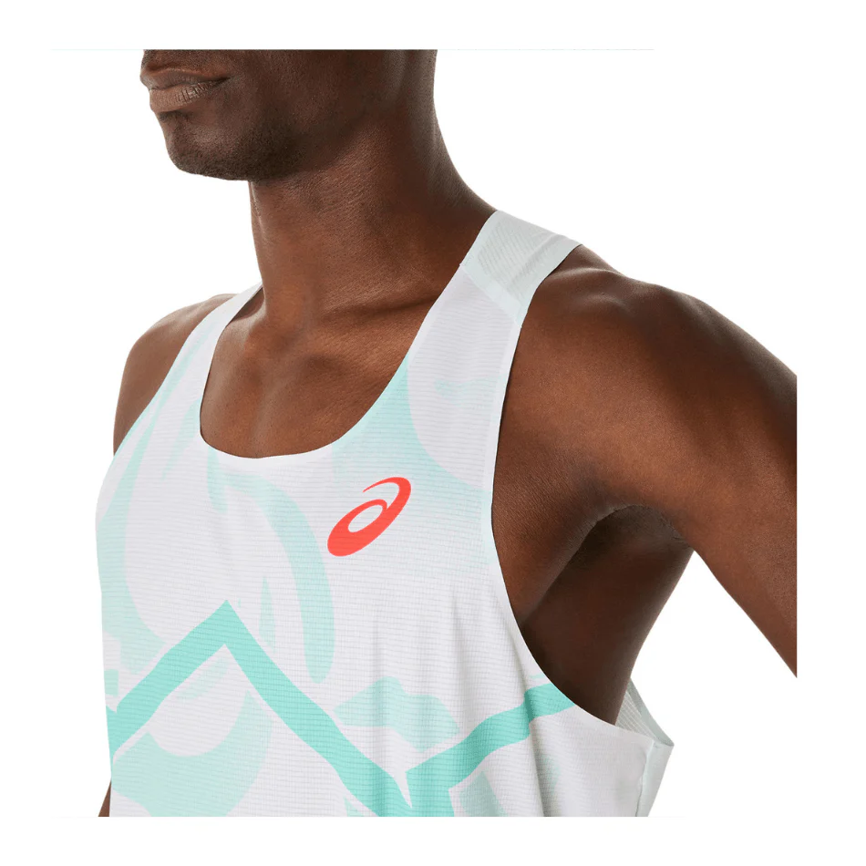 ASICS Men's Light Knit Singlet in Soothing Sea SS25 - Image 3