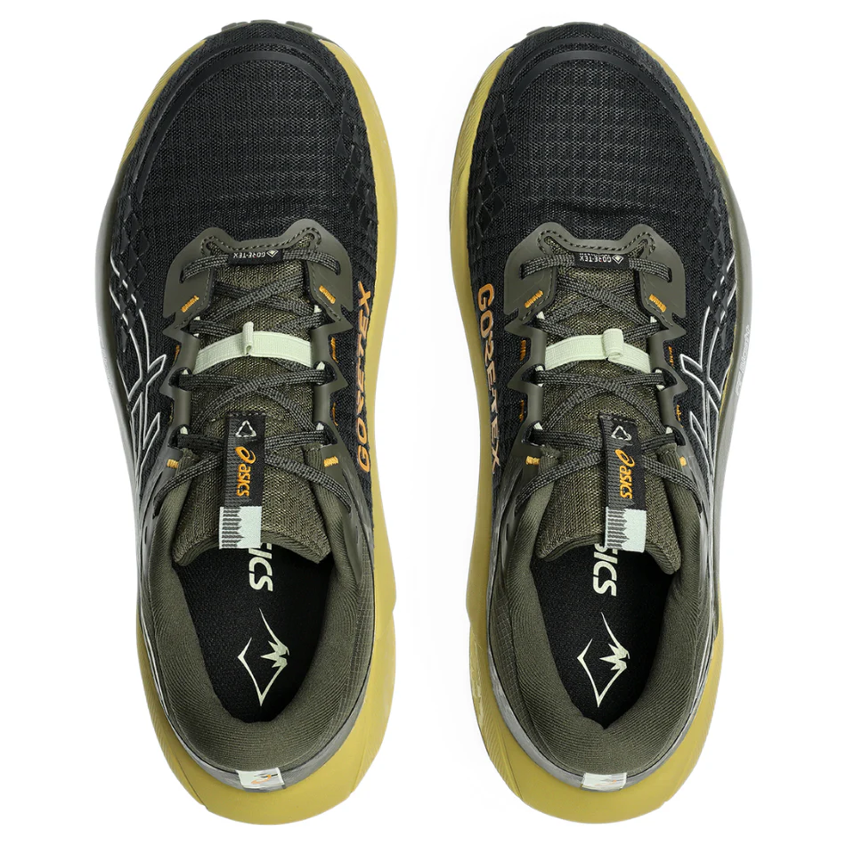 ASICS Men's GEL-TRABUCO 13 GTX Trail Running Shoes in Black/Whisper Green AW25 - Image 2