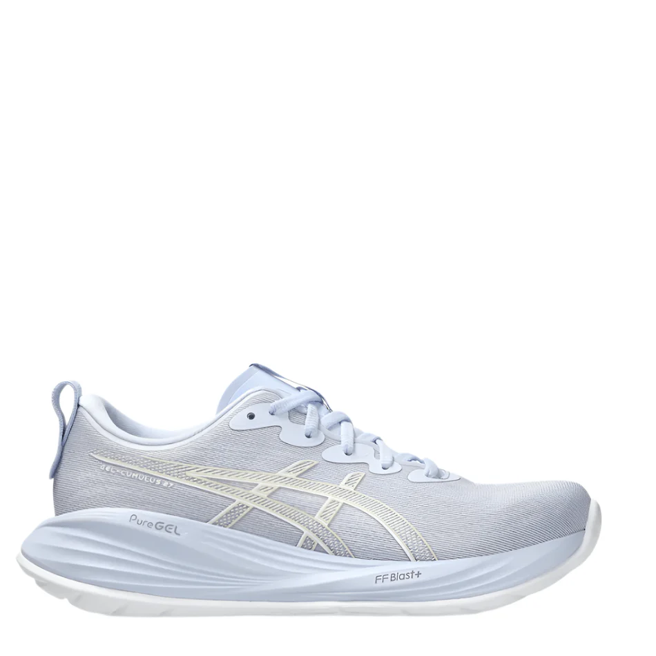 ASICS Women's GEL-CUMULUS 27 Running Shoes in Blue Fade/White AW25