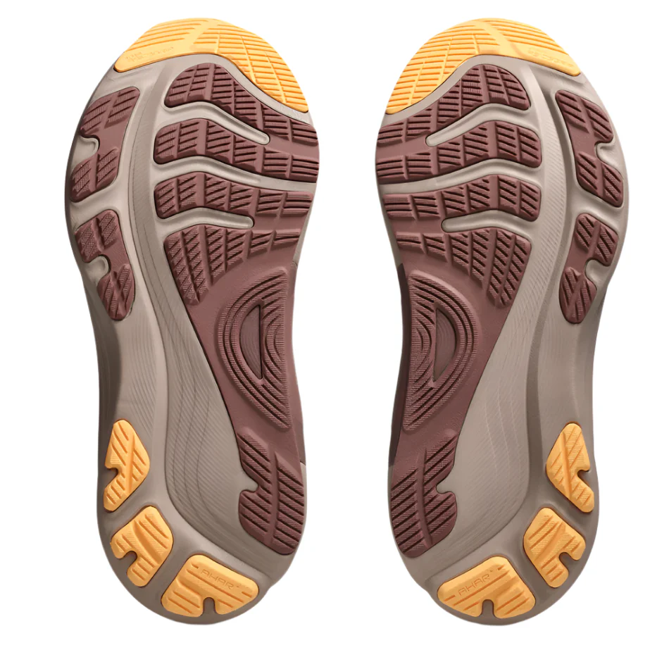 ASICS Women's GEL-KAYANO 32 Running Shoes in White/Orange Glow AW25 - Image 3