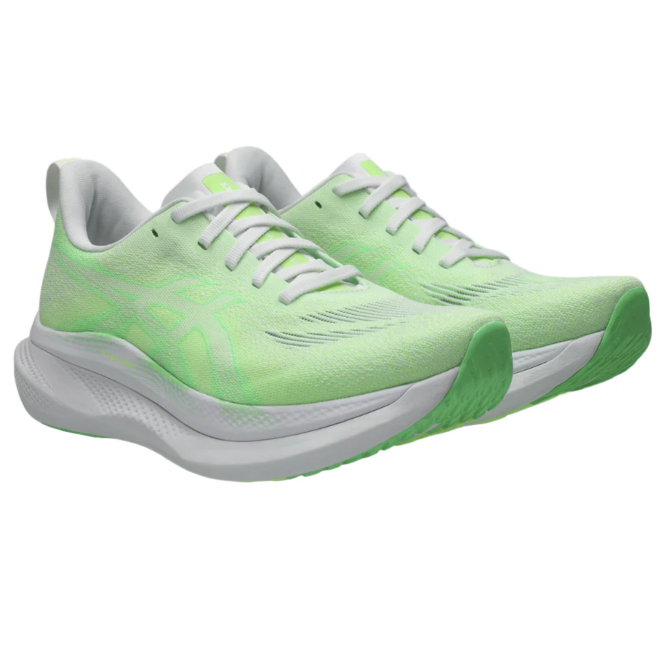 ASICS Women's GLIDERIDE MAX 2 Running Shoes in White/Vital Green SS26 - Image 3