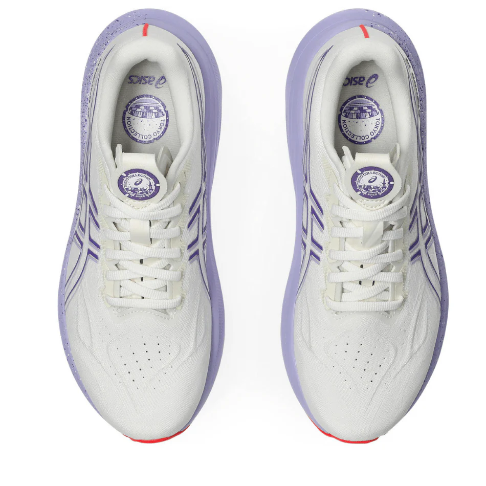 ASICS Women's GT-2000 v14 TOKYO Collection Running Shoes in Cream/Edo Purple AW25 - Image 2