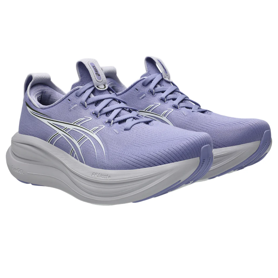 ASICS Women's GEL-NIMBUS 28 Running Shoes in Bluebell/White SS26 - Image 3