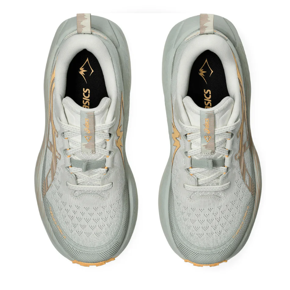 ASICS Women's TRABUCO MAX 4 Trail Running Shoes in Cream/Dusty Steppe AW25 - Image 2
