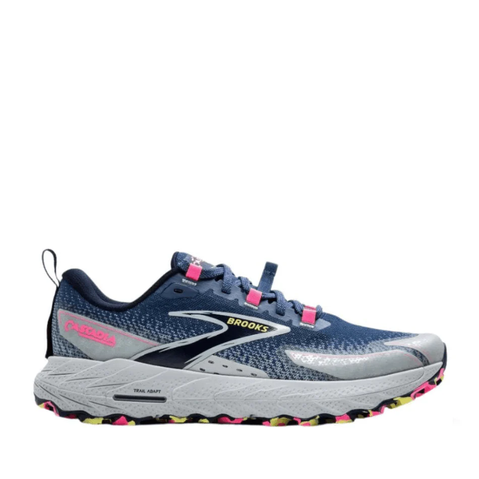 Brooks Women's Cascadia 18 Trail Running Shoes in Oceana/Pearl Blue/Pink AW24