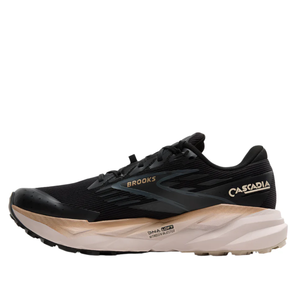 Brooks Men's Cascadia 19 GTX Trail Running Shoes in Black/Ebony/Chateau Gray AW25 - Image 5
