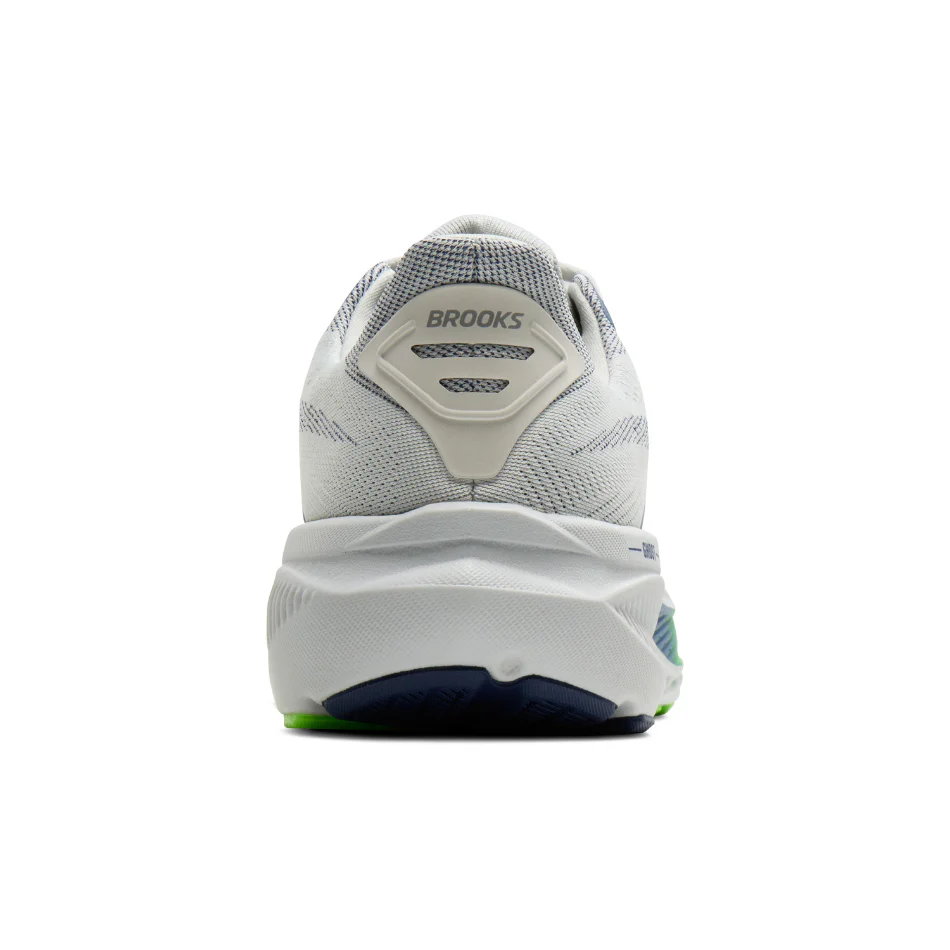 Brooks Men's Ghost 17 Running Shoes in Oyster/Beacon Blue/Gecko SS26 - Image 3