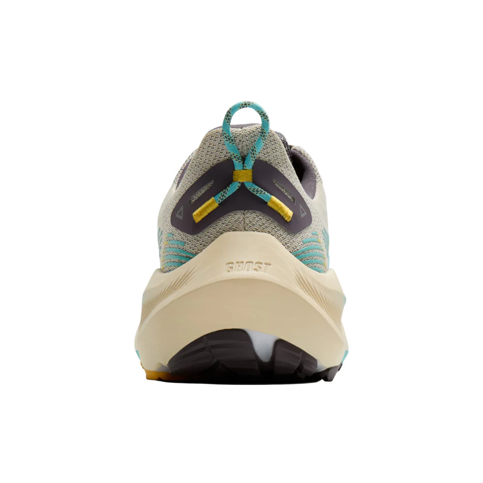 Brooks Men's Ghost Trail Running Shoes in Bleached Sand/Rabbit/Bluefish SS26 - Image 3