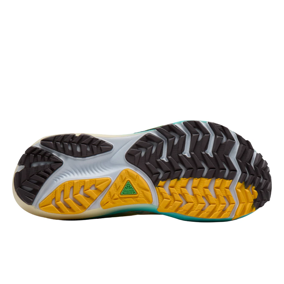 Brooks Men's Ghost Trail Running Shoes in Bleached Sand/Rabbit/Bluefish SS26 - Image 4
