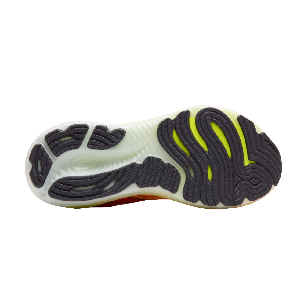 Brooks Men's Glycerin 22 Running Shoes in Orange/Nightlife/White AW25 - Image 3