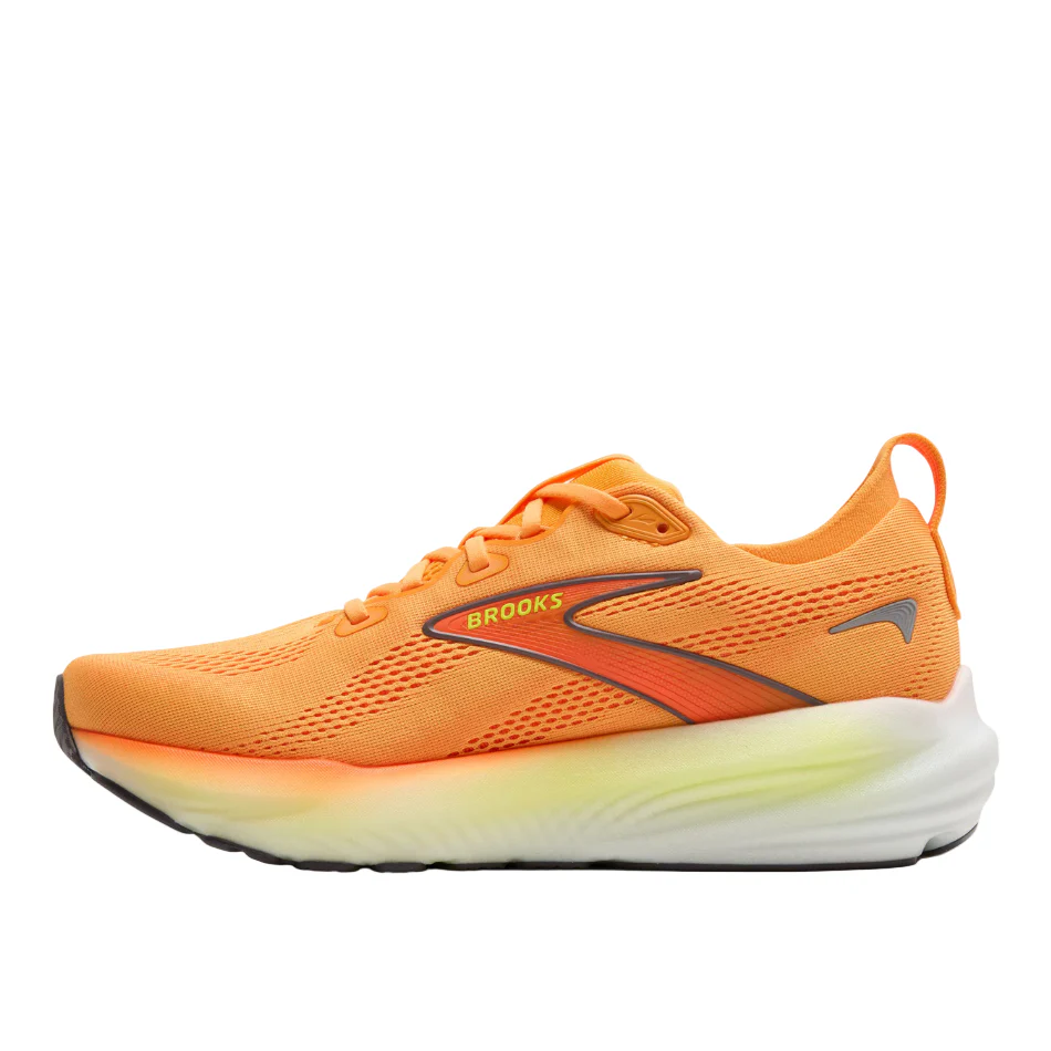 Brooks Men's Glycerin 22 Running Shoes in Orange/Nightlife/White AW25 - Image 5