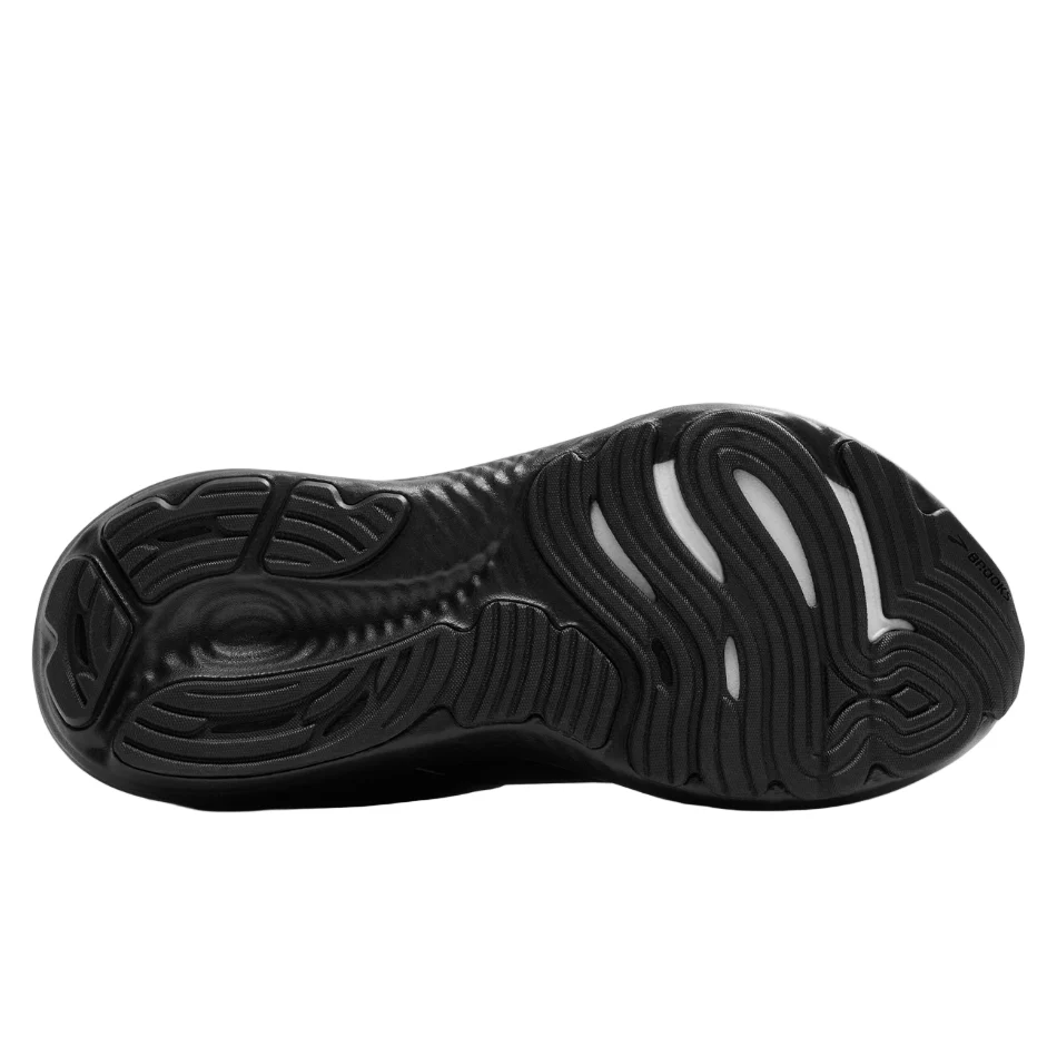 Brooks Men's Glycerin 22 Running Shoes in Black/Black/Ebony AW25 - Image 4