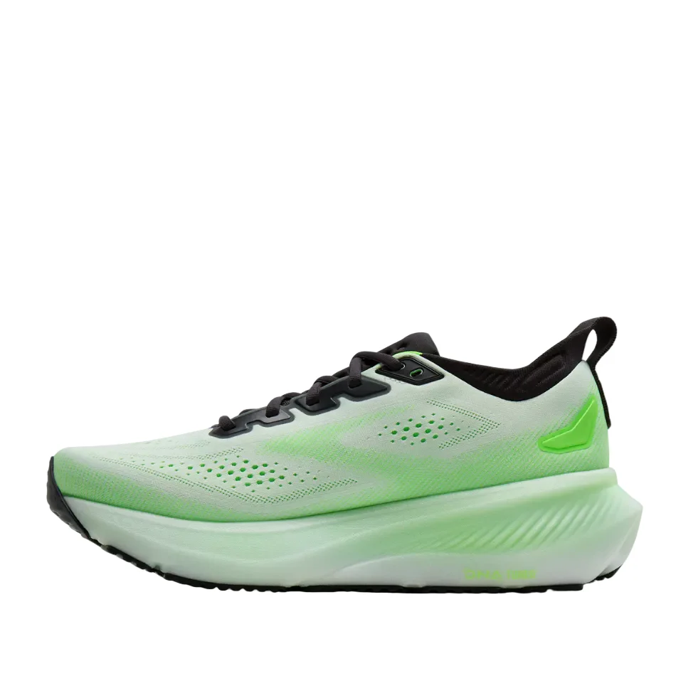 Brooks Men's Glycerin 23 Running Shoes in White/Phantom/Green Gecko SS26 - Image 6
