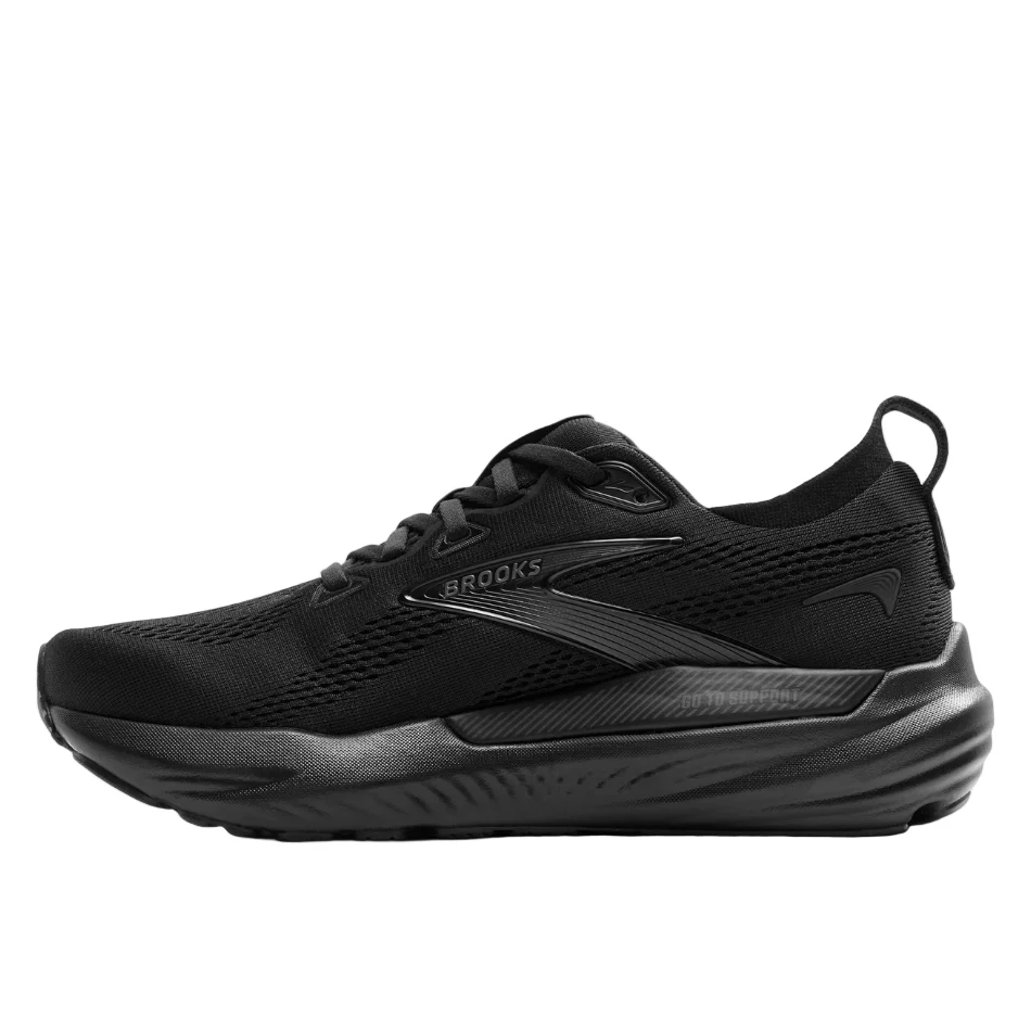 Brooks Men's Glycerin GTS 22 Wide Fitting 2E Running Shoes in Black/Black/Ebony AW25 - Image 5