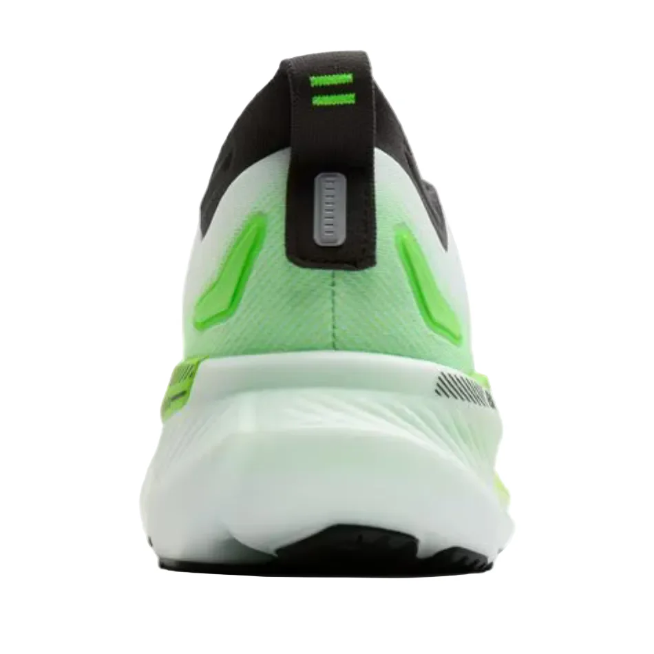 Brooks Men's Glycerin GTS 23 Running Shoes in White/Phantom/Green Gecko SS26 - Image 3